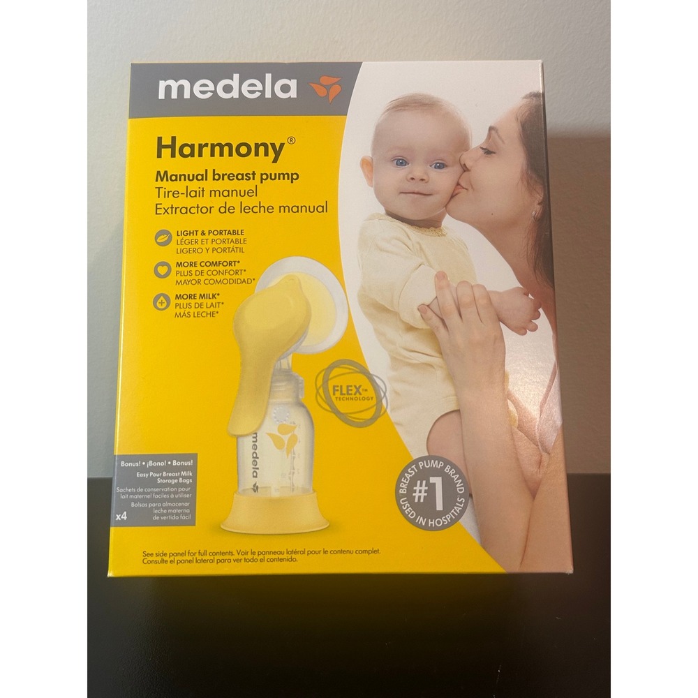 Medela Harmony Manual Breast Pump with Flex Technology 24mm Shield New in Box